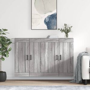 17 Stories Wall Mounted Cabinets 2 Pcs Engineered Wood_22 Grey Sonoma 90cm H X 69.5cm W X 34cm D 17 Stories Wall Mounted Cabinets 2 Pcs Engineered Wood_22 Grey Sonoma 90cm H X 69.5cm W X 34cm D