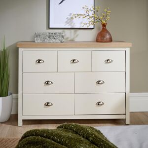 Brambly Cottage Washtenaw 7 Drawer Chest Bedroom Storage Unit Off White 80cm H X 111.7cm W X 39cm D Brambly Cottage Washtenaw 7 Drawer Chest Bedroom Storage Unit Off White 80cm H X 111.7cm W X 39cm D