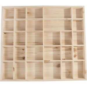 Brambly Cottage Mangesh 28 Piece Floating Shelf Brown 40cm H X 45cm W X 3.5cm D Brambly Cottage Mangesh 28 Piece Floating Shelf Brown 40cm H X 45cm W X 3.5cm D