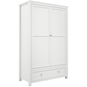 Lark Manor Matthews 2 Door Wardrobe White 191cm H X 118cm W X 21.65cm D Lark Manor Matthews 2 Door Wardrobe White 191cm H X 118cm W X 21.65cm D