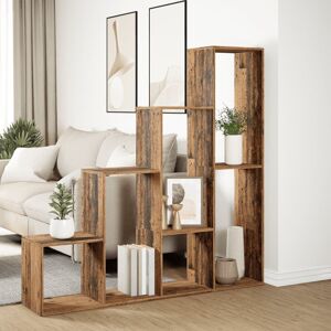 Latitude Run Vidaxl Bookcase Old Wood (4 Shelves) 143.5cm H x 143.5cm W x 29cm D Latitude Run Vidaxl Bookcase Old Wood (4 Shelves) 143.5cm H x 143.5cm W x 29cm D