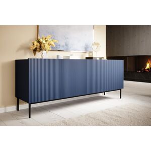 Canora Grey Sideboard 200 4D Blue/Black 85cm H X 200cm W X 45cm D Canora Grey Sideboard 200 4D Blue/Black 85cm H X 200cm W X 45cm D