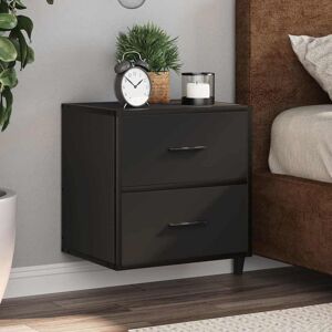 Rio Wall-Mounted Bedside Cabinet 40X31x39.5 Cm Black 39.5cm H X 40cm W X 31cm D Rio Wall-Mounted Bedside Cabinet 40X31x39.5 Cm Black 39.5cm H X 40cm W X 31cm D
