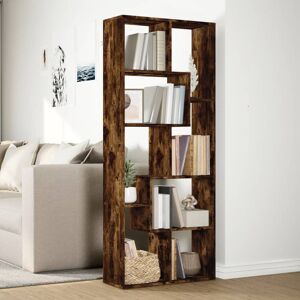 George Oliver Parkerville 161.5cm H x 67cm W Bookcase Smoked Oak 161.5cm H X 67cm W X 25cm D George Oliver Parkerville 161.5cm H x 67cm W Bookcase Smoked Oak 161.5cm H X 67cm W X 25cm D