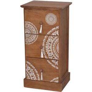 World Menagerie Kommode Crossett Brown 60cm H X 30cm W X 25cm D World Menagerie Kommode Crossett Brown 60cm H X 30cm W X 25cm D