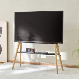 George Oliver Aluin TV Stand for TVs up to 75" Light Brown 75" George Oliver Aluin TV Stand for TVs up to 75" Light Brown 75"