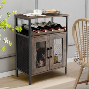 Borough Wharf Aabia 60cm Sideboard Rustic Brown 79cm H X 60cm W X 34cm D Borough Wharf Aabia 60cm Sideboard Rustic Brown 79cm H X 60cm W X 34cm D