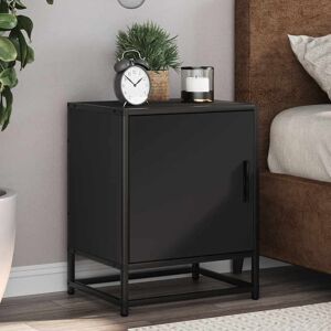 Rio Bedside Cabinet 40X31x50 Cm Engineered Wood And Metal Black 50cm H X 40cm W X 31cm D Rio Bedside Cabinet 40X31x50 Cm Engineered Wood And Metal Black 50cm H X 40cm W X 31cm D
