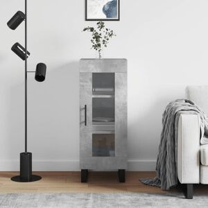 17 Stories Maquisha Display Cabinet Concrete Grey 90cm H X 34.5cm W X 34cm D 17 Stories Maquisha Display Cabinet Concrete Grey 90cm H X 34.5cm W X 34cm D