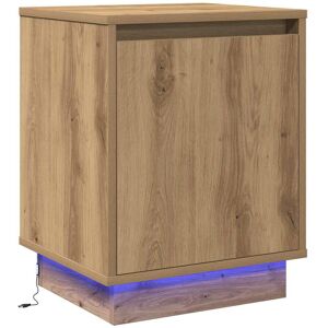 Metro Bedside Cabinet 39 X 34.5 X 50 Cm Engineered Wood Artisan Oak 50cm H X 39cm W X 34.5cm D Metro Bedside Cabinet 39 X 34.5 X 50 Cm Engineered Wood Artisan Oak 50cm H X 39cm W X 34.5cm D