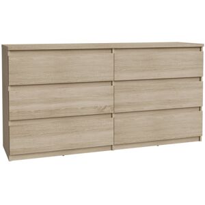 17 Stories Spacious, modern style 6-Drawer Chest of Drawers, 154 cm W x 79,9 cm H x 42,2 cm D Beige 79.9cm H X 154cm W X 42.2cm D 17 Stories Spacious, modern style 6-Drawer Chest of Drawers, 154 cm W x 79,9 cm H x 42,2 cm D Beige 79.9cm H X 154cm W X 42.2cm D