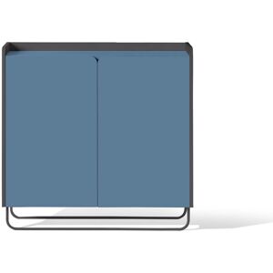 Ebern Designs 16 Pair Shoe Storage Cabinet Graphite/Blue 15 Ebern Designs 16 Pair Shoe Storage Cabinet Graphite/Blue 15