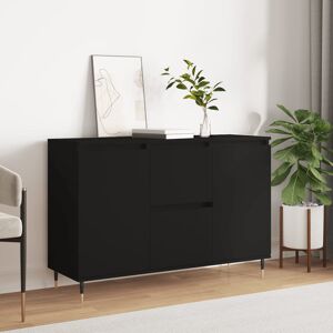 17 Stories Mariolino 104 Wide 2 Drawer Black 70cm H X 104cm W X 35cm D 17 Stories Mariolino 104 Wide 2 Drawer Black 70cm H X 104cm W X 35cm D