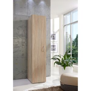Brayden Studio Aggi Multi-Room Concept 1 Door Wardrobe Oak Sawed Raw 185cm H x 30cm W x 54cm D Brayden Studio Aggi Multi-Room Concept 1 Door Wardrobe Oak Sawed Raw 185cm H x 30cm W x 54cm D