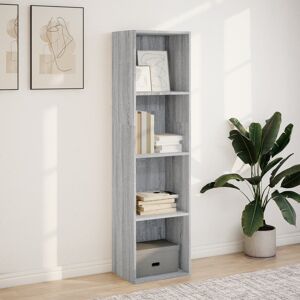 Latitude Run Analuisa Bookcase Grey Sonoma (3 Shelves) 152cm H x 40cm W x 30cm D Latitude Run Analuisa Bookcase Grey Sonoma (3 Shelves) 152cm H x 40cm W x 30cm D