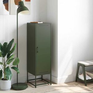 Borough Wharf Highboard 36X39x123 Cm Steel Olive Green 123cm H X 36cm W X 39cm D Borough Wharf Highboard 36X39x123 Cm Steel Olive Green 123cm H X 36cm W X 39cm D
