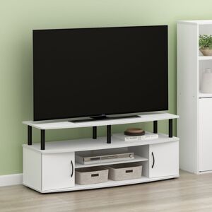 17 Stories Božidarka Large TV Stand for TVs up to 50" White/Black 50" 17 Stories Božidarka Large TV Stand for TVs up to 50" White/Black 50"