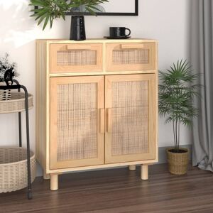 17 Stories Evelin Bay Isle Home Sideboard Brown 60X30x75 Cm Solid Wood Pine And Natural Rattan Natural 75cm H X 60cm W X 30cm D 17 Stories Evelin Bay Isle Home Sideboard Brown 60X30x75 Cm Solid Wood Pine And Natural Rattan Natural 75cm H X 60cm W X 30cm D