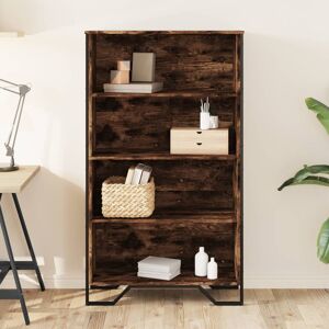 17 Stories Bookcase 31 Cm Engineered Wood Smoked Oak (4 Shelves) 137.5cm H x 80cm W x 31cm D 17 Stories Bookcase 31 Cm Engineered Wood Smoked Oak (4 Shelves) 137.5cm H x 80cm W x 31cm D