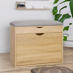 17 Stories Niketta Storage Shoe Bench Shoe Rack Entryway Hallway Furniture Hidden Compartment Brown 50cm H X 60cm W X 30cm D 17 Stories Niketta Storage Shoe Bench Shoe Rack Entryway Hallway Furniture Hidden Compartment Brown 50cm H X 60cm W X 30cm D