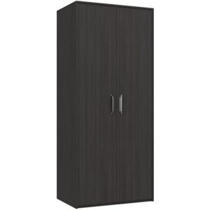 Latitude Run Zakariyah 2 Door Wardrobe Anthracite Oak 175.4cm H X 76cm W X 50cm D Latitude Run Zakariyah 2 Door Wardrobe Anthracite Oak 175.4cm H X 76cm W X 50cm D