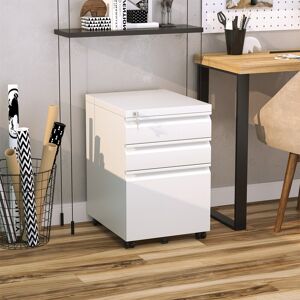 17 Stories 3 Drawer Filing Cabinet White 60cm H X 39cm W X 48cm D 17 Stories 3 Drawer Filing Cabinet White 60cm H X 39cm W X 48cm D
