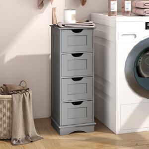 17 Stories Freestanding Linen Cabinet Grey 82cm H X 30cm W X 30cm D 17 Stories Freestanding Linen Cabinet Grey 82cm H X 30cm W X 30cm D