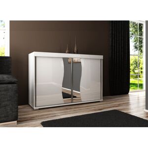 Latitude Run Petekar 2 - Door Cabinet White 94cm H x 140cm W x 45cm D Latitude Run Petekar 2 - Door Cabinet White 94cm H x 140cm W x 45cm D