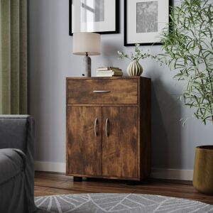 Ebern Designs Tarleton 1 Drawer Combi Chest Rustic Brown 203.2cm H X 152.4cm W X 74.93cm D Ebern Designs Tarleton 1 Drawer Combi Chest Rustic Brown 203.2cm H X 152.4cm W X 74.93cm D