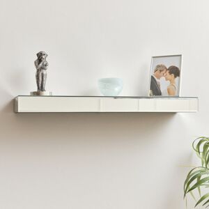 Ivy Bronx Mirrored Floating Wall Shelf Silver 6cm H X 70cm W X 18cm D Ivy Bronx Mirrored Floating Wall Shelf Silver 6cm H X 70cm W X 18cm D