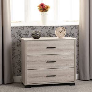 17 Stories Naisha 3 Drawer 80Cm W Chest of Drawers Beige;Light Oak 72cm H X 80cm W X 40cm D 17 Stories Naisha 3 Drawer 80Cm W Chest of Drawers Beige;Light Oak 72cm H X 80cm W X 40cm D