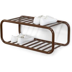 Spinder Design Retro 4 Pair Shoe Rack Brown 4 Spinder Design Retro 4 Pair Shoe Rack Brown 4