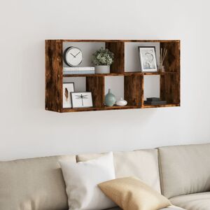 Latitude Run Wall Shelf 100X25x50 Cm Engineered Wood Smoked Oak 50cm H X 100cm W X 25cm D Latitude Run Wall Shelf 100X25x50 Cm Engineered Wood Smoked Oak 50cm H X 100cm W X 25cm D