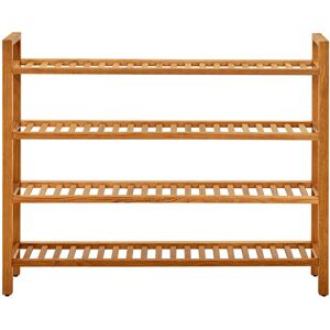 Rebrilliant 12 Pair Shoe Rack Brown 12 Rebrilliant 12 Pair Shoe Rack Brown 12