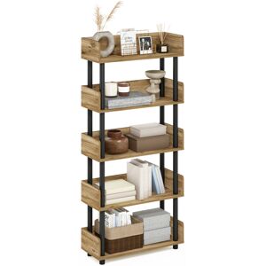 Borough Wharf Kishor 23.62cm W Plastic Shelving Unit Flagstaff Oak/Black 52.6cm H X 23.62cm W X 9.21cm D Borough Wharf Kishor 23.62cm W Plastic Shelving Unit Flagstaff Oak/Black 52.6cm H X 23.62cm W X 9.21cm D