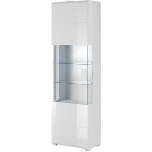 Metro Harpersfield Display Cabinet White 204cm H X 61cm W X 39cm D Metro Harpersfield Display Cabinet White 204cm H X 61cm W X 39cm D