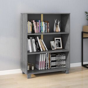 Latitude Run Huckstadt 112Cm H x 85Cm W Solid Pinewood Bookcase Dark Grey 112cm H X 85cm W X 35cm D Latitude Run Huckstadt 112Cm H x 85Cm W Solid Pinewood Bookcase Dark Grey 112cm H X 85cm W X 35cm D