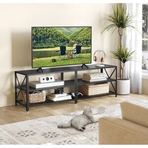 Borough Wharf Adlena TV Stand Black 70" Borough Wharf Adlena TV Stand Black 70"