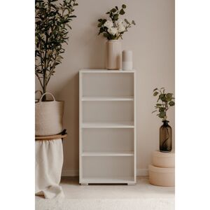 Latitude Run Moindou 97cm H x 46cm W Bookcase White 97cm H X 46cm W X 34cm D Latitude Run Moindou 97cm H x 46cm W Bookcase White 97cm H X 46cm W X 34cm D