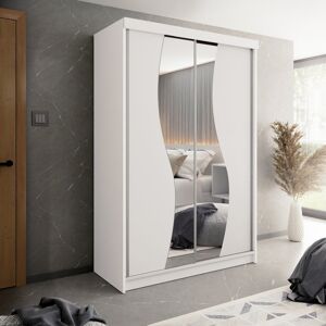 Latitude Run Ajtene 2 Door Wardrobe White 200.00cm H X 150cm W X 62.00cm D Latitude Run Ajtene 2 Door Wardrobe White 200.00cm H X 150cm W X 62.00cm D