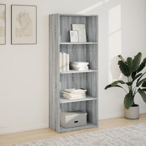 Latitude Run Analuisa Bookcase Grey Sonoma (3 Shelves) 152cm H x 60cm W x 30cm D Latitude Run Analuisa Bookcase Grey Sonoma (3 Shelves) 152cm H x 60cm W x 30cm D