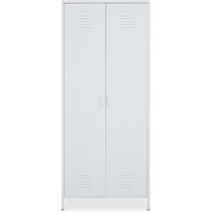 Rio Abdul-Raheem 2 Door Wardrobe White 180cm H X 76cm W X 50cm D Rio Abdul-Raheem 2 Door Wardrobe White 180cm H X 76cm W X 50cm D
