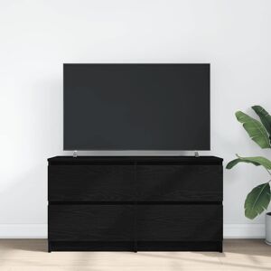 17 Stories TV Cabinet 100X35x54 Cm Engineered Wood Black 40" 17 Stories TV Cabinet 100X35x54 Cm Engineered Wood Black 40"