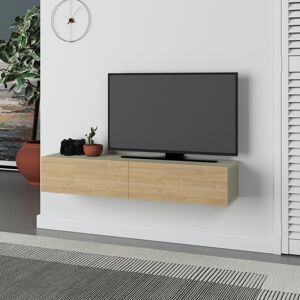 Latitude Run Bowning Wall-Mounted TV Stand for TVs Up to 42 Inches Stylish and Functional Entertainment Unit Ash Green/Sapphire Oak 60" Latitude Run Bowning Wall-Mounted TV Stand for TVs Up to 42 Inches Stylish and Functional Entertainment Unit Ash Green/Sapphire Oak 60"