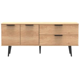 Corrigan Studio Fully Assembled Menifee 147 Cm Wide 2 Drawer Sideboard Oak 76cm H X 147cm W X 40cm D Corrigan Studio Fully Assembled Menifee 147 Cm Wide 2 Drawer Sideboard Oak 76cm H X 147cm W X 40cm D