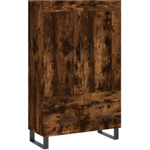 Latitude Run Blocher 69.5cm Wide 1 Drawer Highboard Smoked Oak 115cm H X 69.5cm W X 31cm D Latitude Run Blocher 69.5cm Wide 1 Drawer Highboard Smoked Oak 115cm H X 69.5cm W X 31cm D