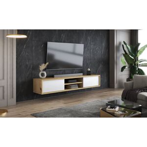 Metro Ayianna TV Stand for TVs up to 78" White/Natural Wood 78" Metro Ayianna TV Stand for TVs up to 78" White/Natural Wood 78"