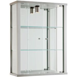 Ebern Designs Rachel Wall Mounted Curio Cabinet White 82cm H X 56cm W X 25cm D Ebern Designs Rachel Wall Mounted Curio Cabinet White 82cm H X 56cm W X 25cm D