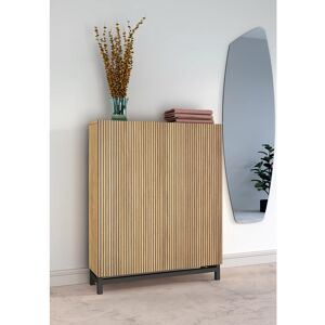 Ebern Designs 16 Pair Shoe Storage Cabinet Black;Medium Yellow Wood 16 Ebern Designs 16 Pair Shoe Storage Cabinet Black;Medium Yellow Wood 16