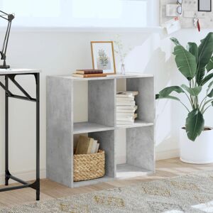17 Stories Room Divider Bookcase Engineered Wood Concrete Grey (2 Shelves) 68.5cm H x 68.5cm W x 32cm D 17 Stories Room Divider Bookcase Engineered Wood Concrete Grey (2 Shelves) 68.5cm H x 68.5cm W x 32cm D